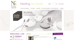 Desktop Screenshot of nutritionetsante.com